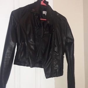 CR xs faux leather jacket